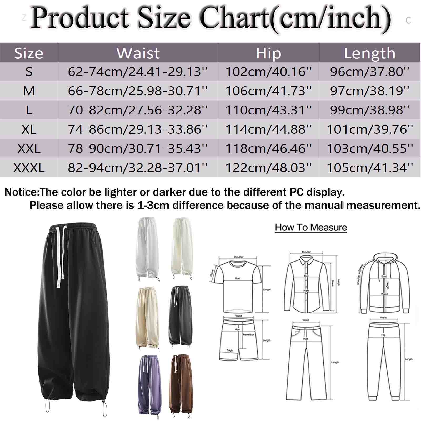 thumbnail image 3 of Pantalones cargo de senderismo para hombre: corte holgado, cintura con cordón, cinturilla elástica; pantalones deportivos informales con bolsillos utilitarios., 3 of 5